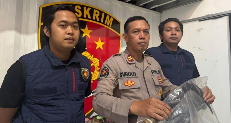 Polres Pelabuhan Tanjungperak Amankan Tersangka Pembunuhan di Wonokusumo Surabaya