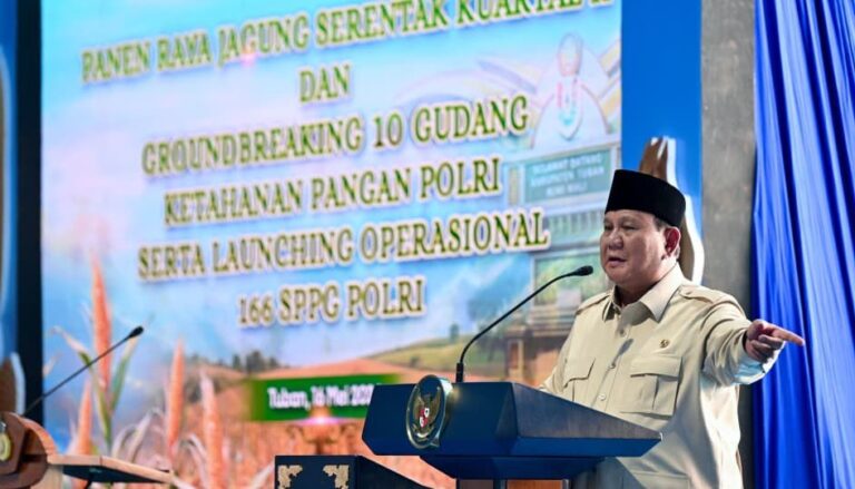 Presiden Prabowo: Tidak Ada Negara Kuat Tanpa Pangan yang Aman dan Berkesinambungan