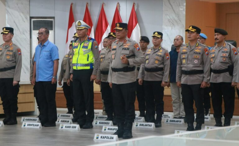 Jelang Hari Bhayangkara ke-80, Polda Jatim Ikuti Upacara Pemuliaan Nilai-Nilai Tribrata