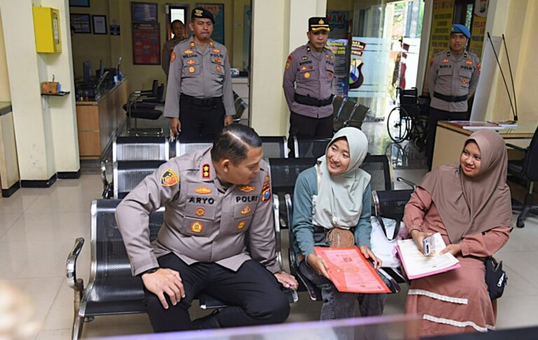 Pelayanan Publik Jadi Prioritas, Kapolres Bondowoso Monitoring Kesiapan Polsek Jajaran