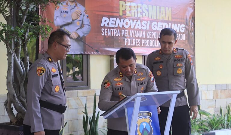 Polres Probolinggo Resmikan Gedung SPKT Baru Tingkatkan Kualitas Pelayanan Masyarakat