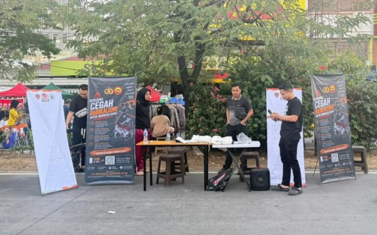 Densus 88 AT Polri Ajak Masyarakat Tolak Radikalisme dan Bullying melalui Kampanye Edukasi di Car Free Day Makassar