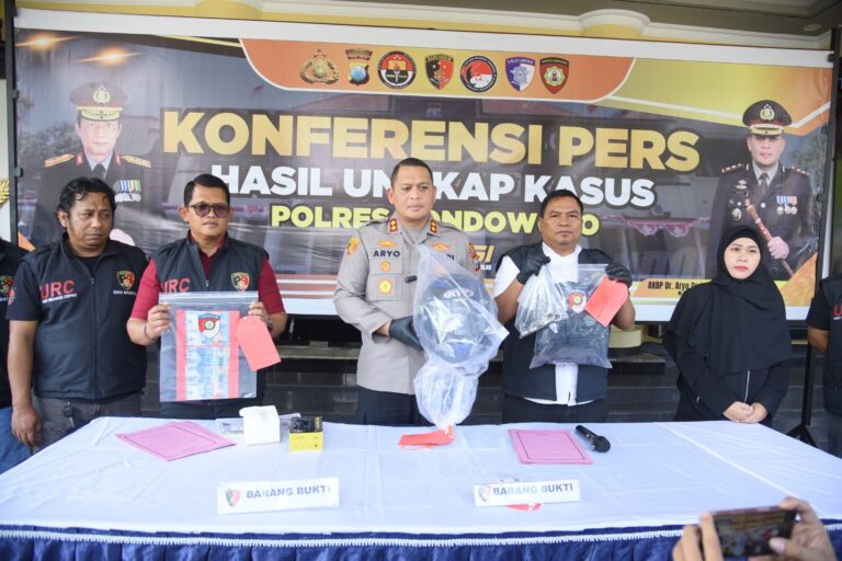 Polres Bondowoso Amankan Tersangka Percobaan Pembobolan ATM dan Pencurian di Tiga Lokasi