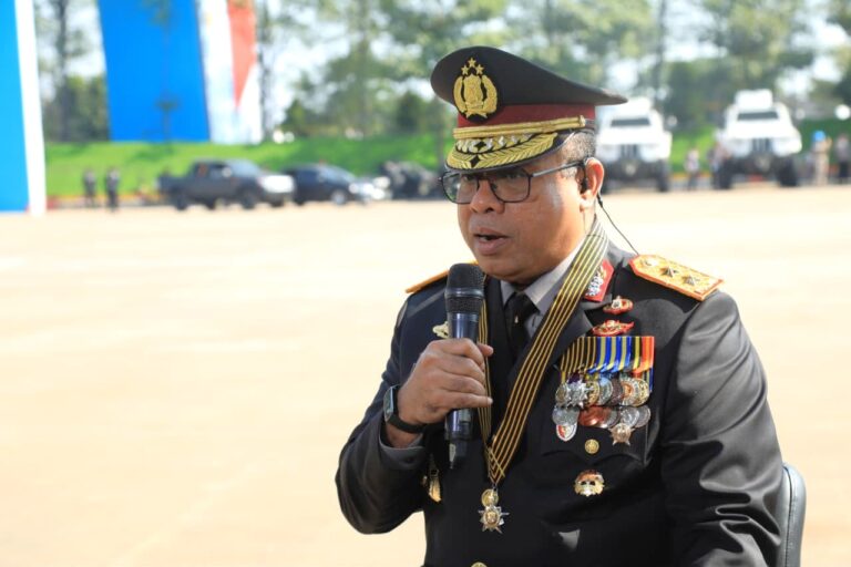 Polri Gelar Upacara Hari Bhayangkara Ke-80 di Satlat Korbrimob Cikeas