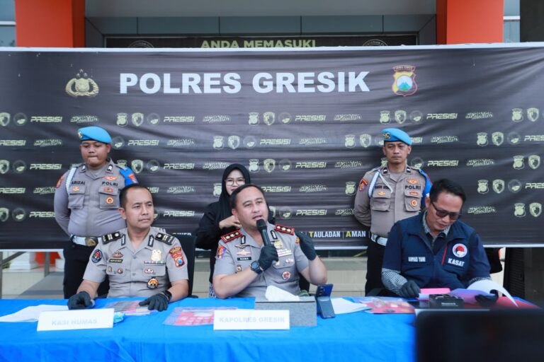 Polres Gresik Bongkar Peredaran Narkoba Sistem Ranjau, Dua Kurir Sabu Diamankan