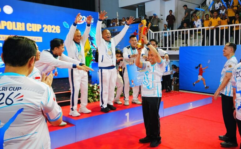 Kapolri Resmi Tutup Kejuaraan Bulu Tangkis Kapolri Cup 2026, Tegaskan Komitmen Polri Dukung Prestasi Atlet Nasional