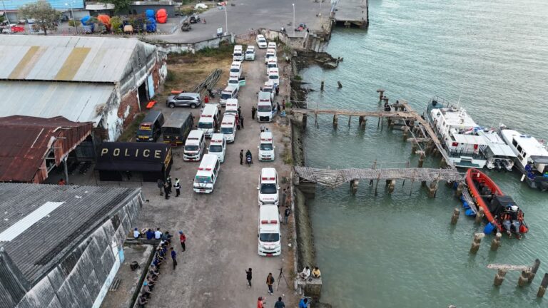 Polresta Sumenep Buka Posko Darurat, Respon Cepat Penanganan Korban Kebakaran KM Mutiara Sentosa 2