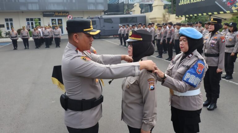 33 Tahun Mengabdi, Polwan Polresta Malang Kota Naik Pangkat di HUT ke-78 Polwan RI