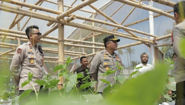 Polres Blitar Komitmen Kawal Swasembada Pangan Melalui Pemanfaatan Lahan Produktif