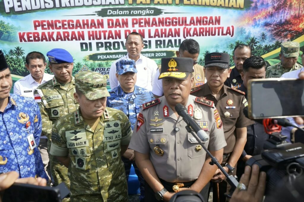 Karhutla Mereda, Polda Riau Siapkan 260 Plang Cegah Kebakaran Berulang