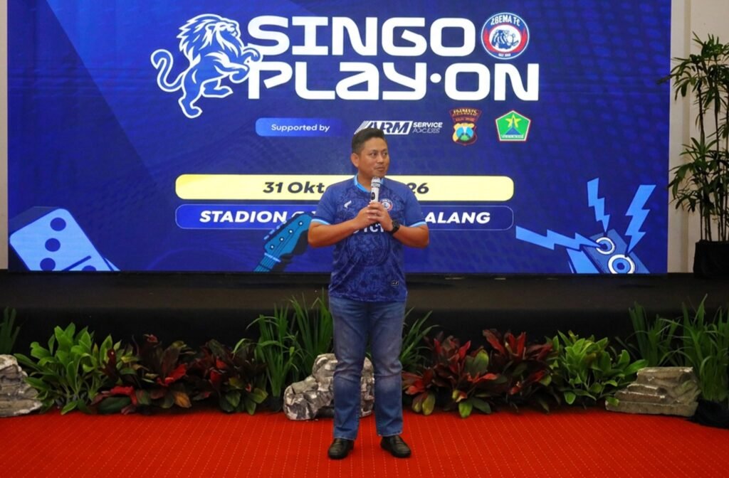 “Singo Play-on” Hadir di Stadion Gajayana, Polresta Malang Kota Dorong Wisata Olahraga dan UMKM Lokal