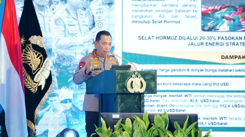 Buka Rakernis Reskrim, Kapolri Instruksikan Ciptakan Rasa Aman dan Keadilan untuk Masyarakat