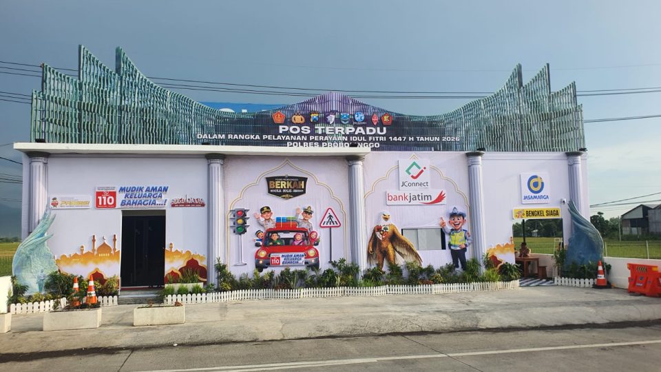 Dibangun Mirip IKN, Posyan Polres Probolinggo Manjakan Pemudik Dengan Berbagai Fasilitas Layanan Gratis
