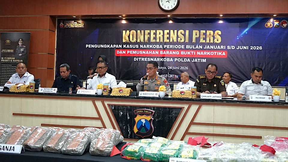 Jumlah kasus pada semester I tahun 2026 mengalami peningkatan sebesar 4,54 persen dibanding semester I tahun 2025