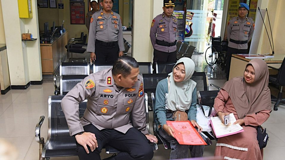 Pelayanan Publik Jadi Prioritas, Kapolres Bondowoso Monitoring Kesiapan Polsek Jajaran