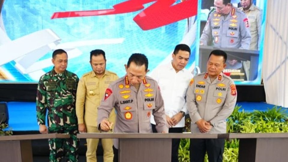 Pembangunan aspol Tunggal Panaluan Presisi, diharapkan bisa semakin meningkatkan pelayanan terhadap masyarakat