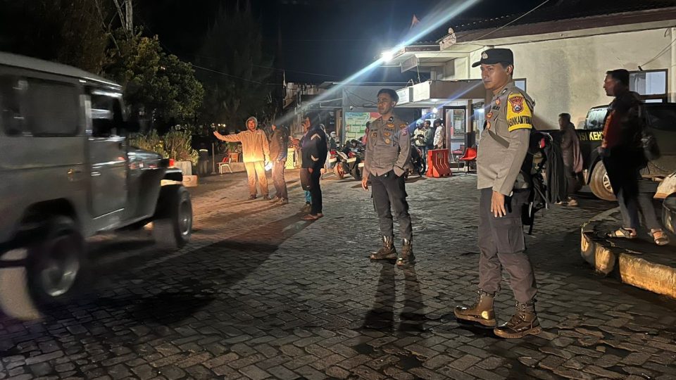 Pengamanan difokuskan di area loket Cemoro LawangTaman Nasional Bromo Tengger Semeru (TNBTS), Desa Ngadisari, Kecamatan Sukapura, Kabupaten Probolinggo