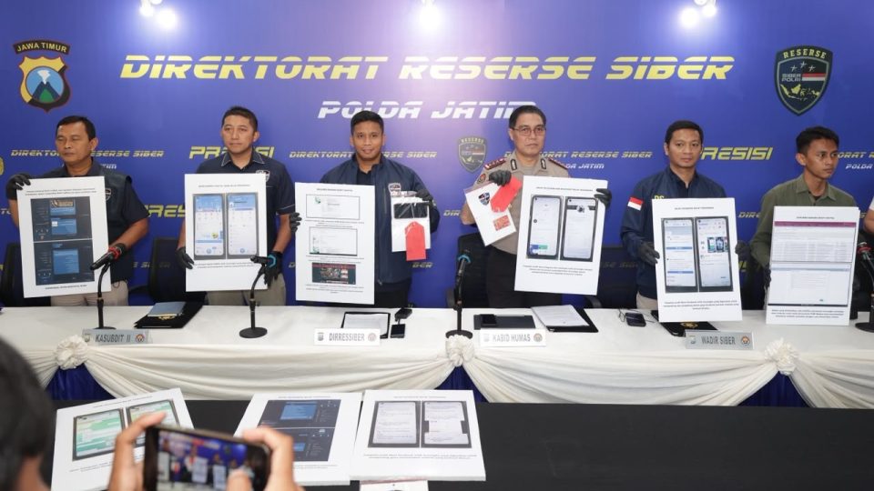 Polda Jatim Bongkar Peretasan 260 Website, Tersangka Jual Domain untuk Promosi Judi Online