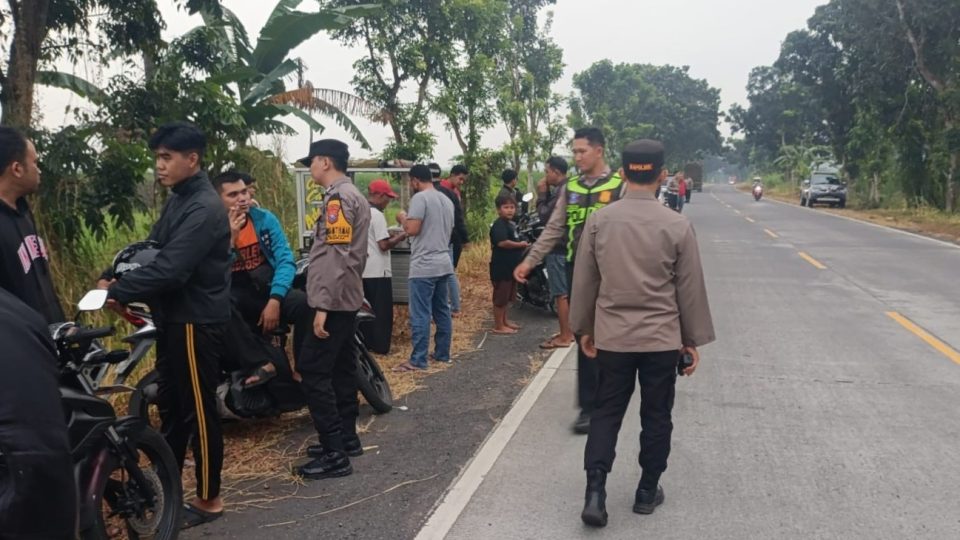Polres Lumajang Bubarkan Balap Liar di JLS Pasirian, 10 Motor Diamankan