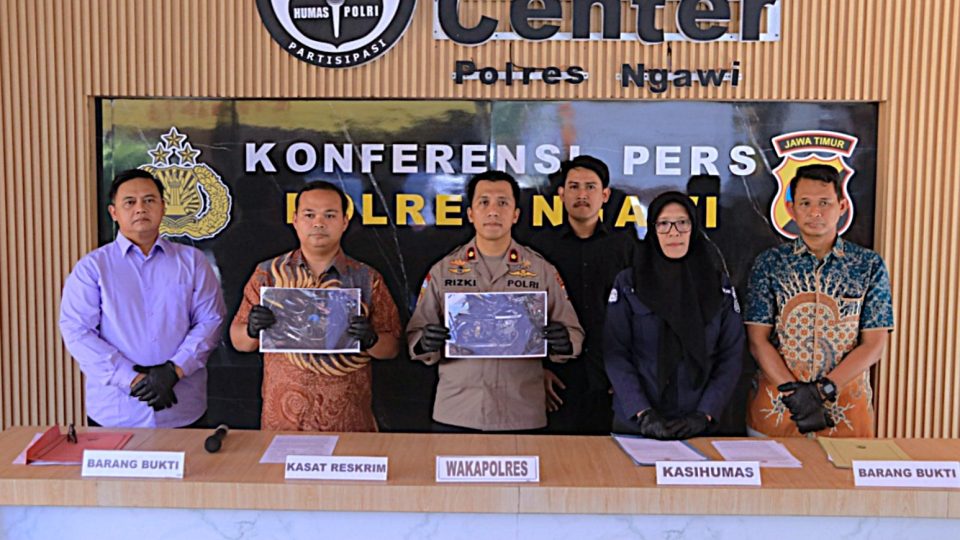 Polres Ngawi Tuntaskan Kasus Curanmor di Kendal, DPO Diamankan