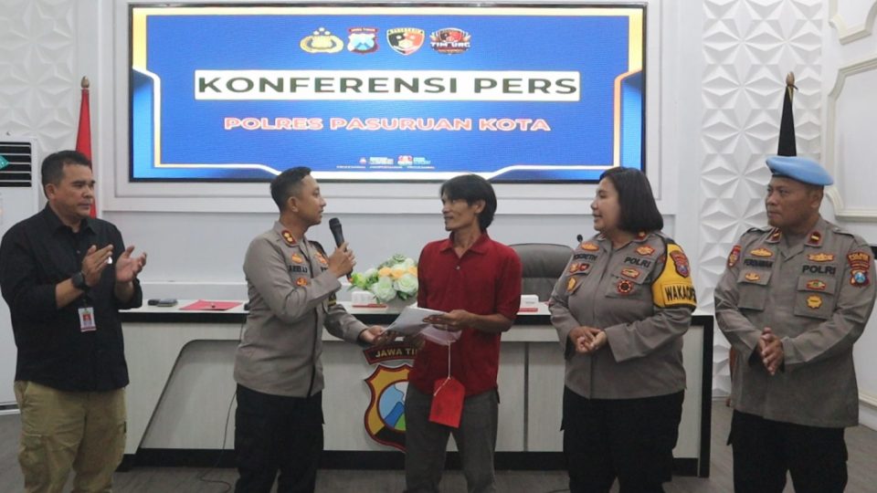 Polres Pasuruan Kota Bongkar Jaringan Curanmor, Tersangka dan Penadah Diamankan