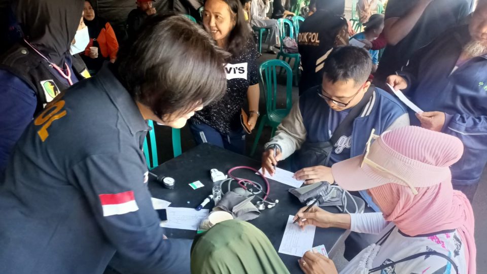 Polresta Malang Kota Gelar Bakkes, 200 Warga Ikuti Cek Kesehatan Gratis di Hari Bhayangkara ke-80