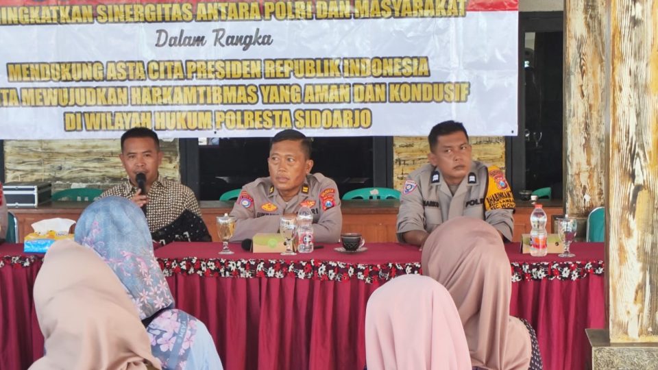 Polresta Sidoarjo Gelar Curhat Kamtibmas Perkuat Sinergi dan Serap Aspirasi Warga