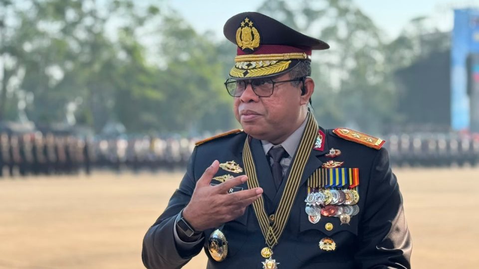 Polri Gelar Upacara Hari Bhayangkara Ke-80 di Satlat Korbrimob Cikeas