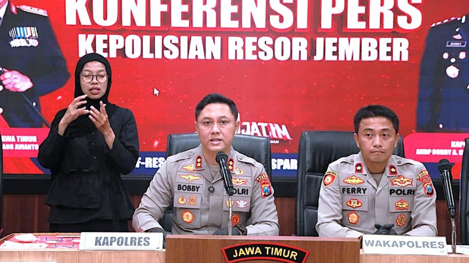 Satresnarkoba Polres Jember Polda Jatim berhasil mengungkap 24 kasus tindak pidana narkotika dan mengamankan 30 tersangka