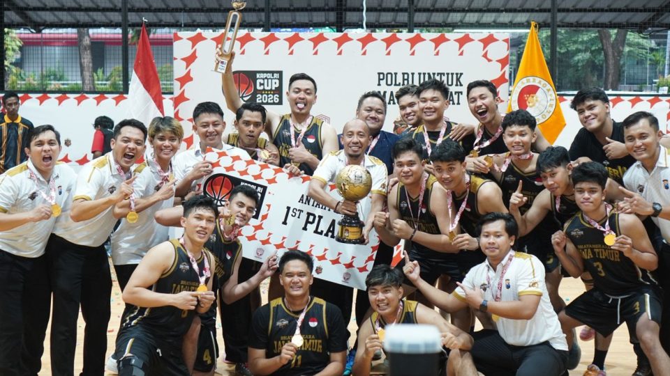 Tim Basket Polda Jatim Juara 1 Kapolri Cup 2026